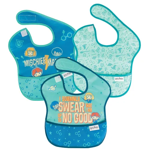 Miniatura 22 de Baberos Bumkins para Niña o Niño, SuperBib para Bebé y Niño Pequeño de 6-24 Meses, Imprescindible para Comer, Alimentar, Suministros de Destete LED