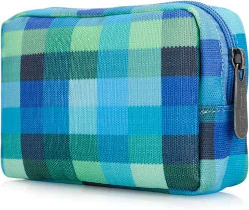Miniatura 23 de E-Tree Bonita bolsa pequeña, bolsa de cosméticos de maquillaje, bolsa de maquillaje para bolso, bolsa de aseo con cremallera, organizador Colorido