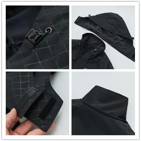 Miniatura 5 de Chaqueta de lluvia Diamond Candy para mujer, con diseño para senderismo, impermeable y ligera, con capucha