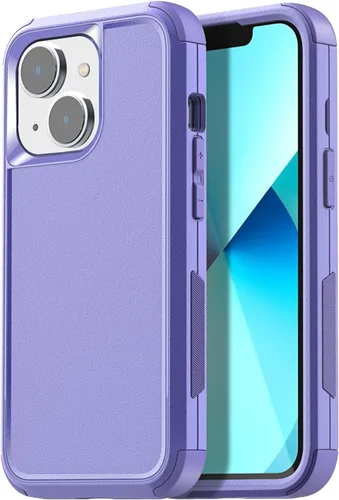Miniatura 14 de AICase Funda para iPhone 13/iPhone 14 (6.1 pulgadas) con protector de pantalla de cristal, resistente protección contra caídas, cuerpo completo, a