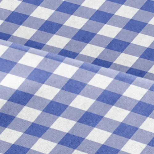 Miniatura 54 de Sábanas con patrón de puntos azules, 1 sábana encimera, 1 sábana bajera y 1 funda de almohada con bolsillos profundos, ropa de cama con estampado