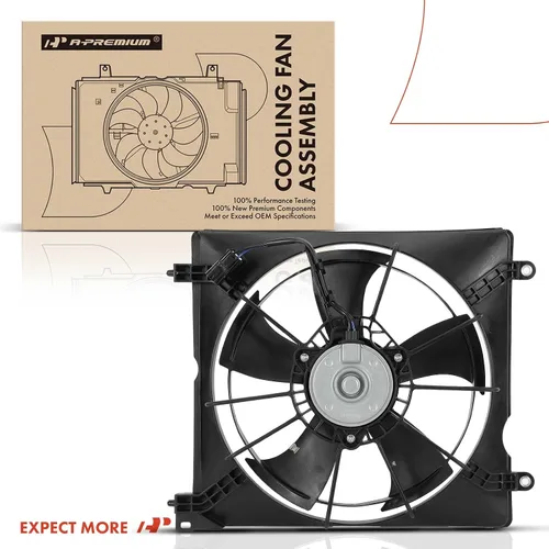 Miniatura 8 de A-Premium Conjunto de ventilador de refrigeración del radiador del motor izquierdo compatible con modelos seleccionados Honda y Acura - Accord