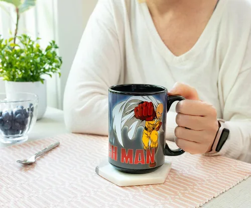 Miniatura 9 de JUST FUNKY One Punch Man - Taza de café de cerámica (16 onzas)