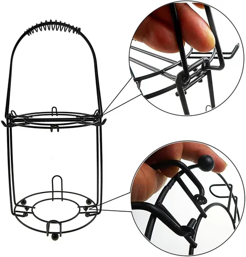 Miniatura 4 de YY YEARCHY Soporte para tazas de café, soporte para tazas de espresso, estante de secado de tazas, soporte escurridor de tazas de metal, organizador