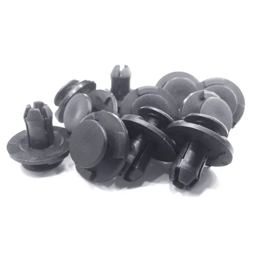 Miniatura 6 de Lantee 50 clips de empuje para guardabarros para parachoques de capó 01553-05323 para Nissan Sentra Rogue Murano Maxima Frontier Armada Altima 350Z