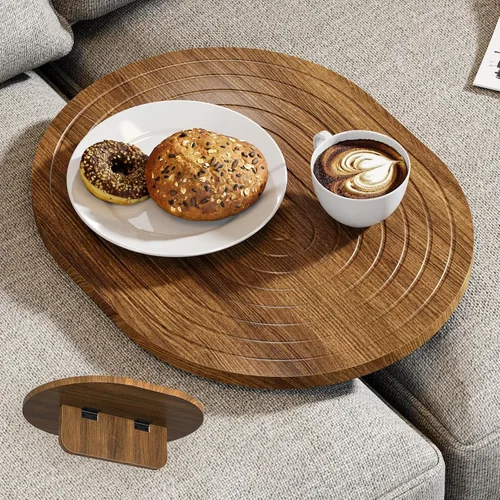Miniatura 15 de Asgolion Mesa consola estrecha, mesa de entrada pequeña de 15.7 pulgadas, mesa de sofá de 2 niveles con almacenamiento, mesas consola delgadas