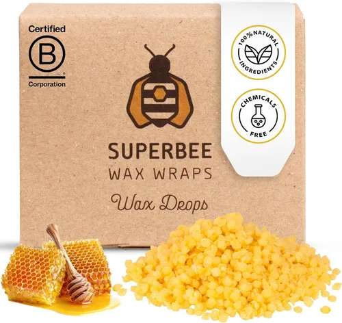 Miniatura 9 de SuperBee - Bloque de cera de abeja para bricolaje con resina de árbol y aceite de coco, barra de 2.65 oz hace hasta 10 envolturas, ingredientes