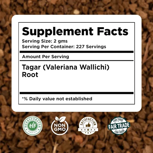 Miniatura 4 de HerbsForever Polvo Tagar – Valeriana Wallichii – Hierba para aliviar el estrés – Apoya el sistema nervioso y mantiene el patrón de sueño feliz – Sin