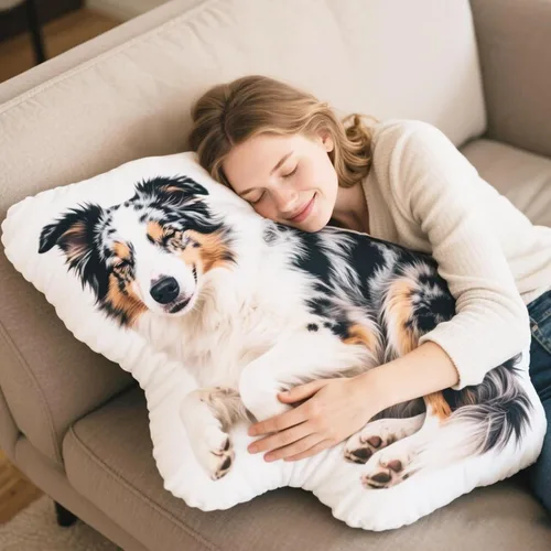 Miniatura 3 de Almohadas Personalizadas con Foto - Almohada Corporal Personalizada con Cara para Perro Gato - Regalos Personalizados Divertidos de Elefante Blanco