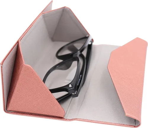 Miniatura 170 de Real Sic Funda para lentes de sol para hombres y mujeres, soporte magnético plegable para lentes de sol, inspirado en el color sólido