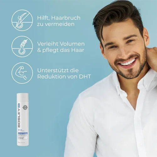 Miniatura 4 de BosRevive - Acondicionador voluminizador para un cabello notablemente adelgazante, sin tratamiento de color, palma enana americana con bloqueo