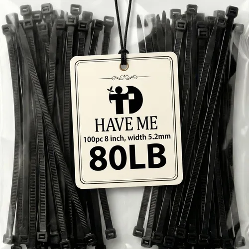 Miniatura 19 de Bridas para cables, paquete de 400 unidades, color negro, varios tamaños, 12+8+6+4 pulgadas, gestión de cables de nailon autobloqueante multiusos