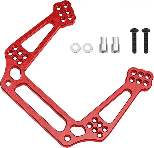 Miniatura 7 de Bujes hexagonales de aluminio de 0.472 in con adaptador hexagonal y tuercas de bloqueo con bridas compatibles con Slash 2wd Upgrades Rustler Bandit