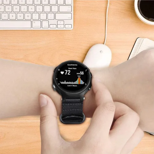 Miniatura 2 de Fintie - Correa de reloj compatible con Garmin Forerunner 235, correas deportivas de nailon suave de repuesto compatibles con Garmin Forerunner