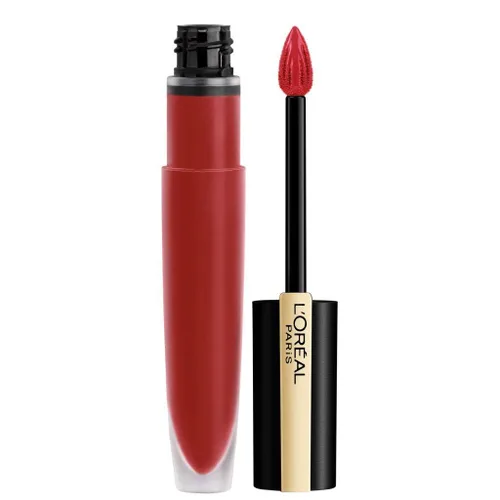 L'Oréal Paris Makeup Rouge Signature - Tinta de labios mate, Blindada Blindado