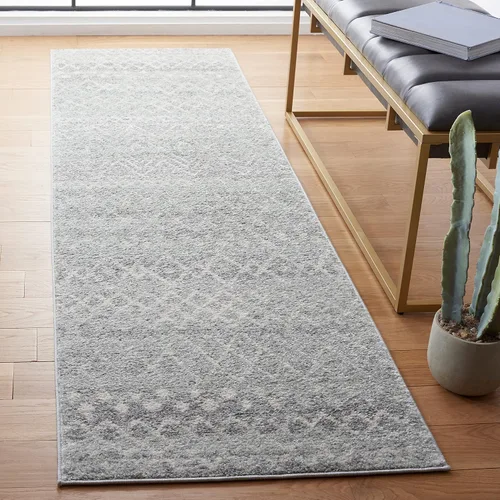 Miniatura 16 de SAFAVIEH Madison Collection - Alfombra decorativa de 2 x 3 pies, color marfil y carbón, diseño marroquí bohemio envejecido, no desprende pelusa
