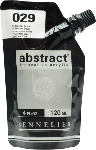 Miniatura 34 de SENNELIER Pintura acrílica abstracta innovadora para cuerpo pesado, bolsa de 16.9 fl oz, blanco titanio