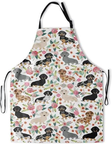 Miniatura 9 de Giwawa Delantal unisex para adultos, impermeable, resistente a las manchas, delantal de cocina con 2 bolsillos para BBQ, parrilla y pintura