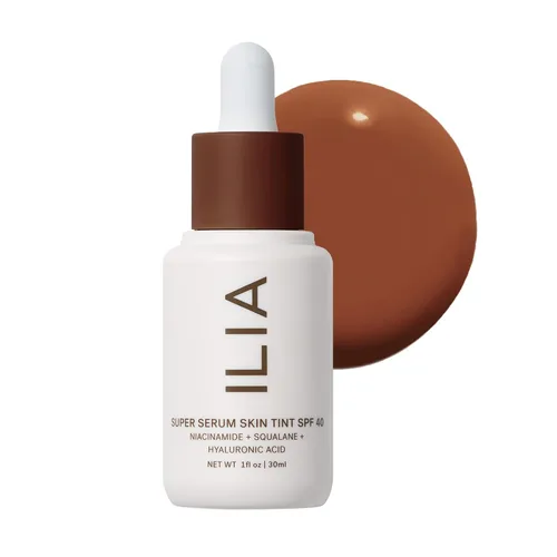 Miniatura 29 de ILIA - Tinte de piel Super Serum SPF 40 Sin comedogénesis, vegano, ligero para ayudar contra la luz azul, + contaminación mientras hidrata, Balos