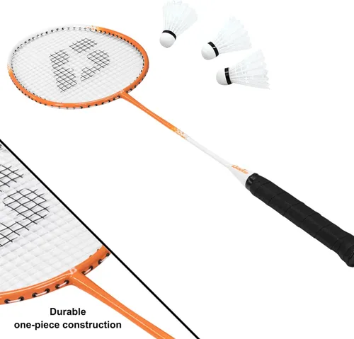 Miniatura 9 de BadenBaden Champions Volleyball Badminton Combo Set Naranja/Azul (Nuevo Modelo)