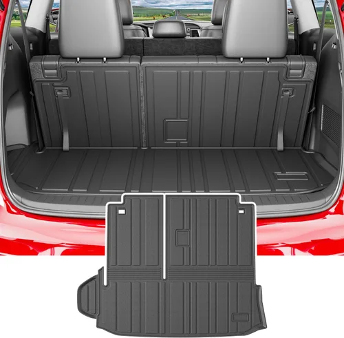 Miniatura 7 de Xipoo Alfombrilla de carga compatible con Toyota Highlander 2014-2019, alfombrilla de maletero para respaldo, forro de carga de repuesto