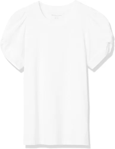 Miniatura 6 de Tienda Essentials Camiseta de manga torcida con cuello redondo para mujer