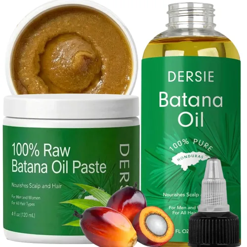 Miniatura 13 de Aceite de Batana Dersie: Aceite de Batana Orgánico de Honduras - 100% Puro y Natural (4 onzas líquidas)