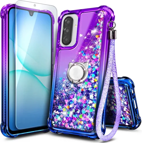 Miniatura 15 de NGB Diseñada para funda Samsung Galaxy Note 10+ (Plus), Rosa/Aguamarina Funda con Purpurina Líquida Brillante Linda para Mujeres Niñas Niños