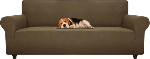 Miniatura 55 de ZNSAYOTX Funda súper elástica para silla (30"-47"), nuevas fundas de silla a rayas para sala de estar, aptas para perros y mascotas, protector