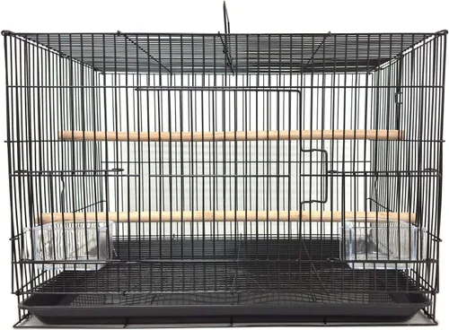 Miniatura 3 de Lote de diez aviarios criador de agapornis, pinzón, periquito, pinzón con puertas laterales de caja de anidación de 20 x 14 x 14 pulgadas de alto