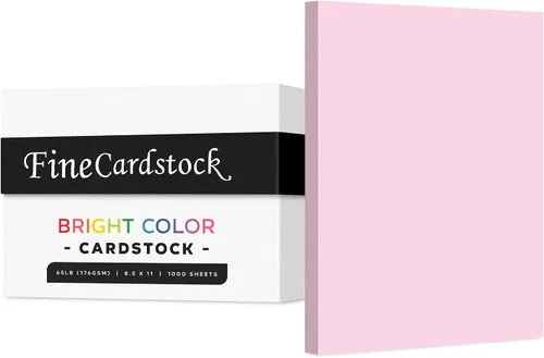 Miniatura 37 de Papel de alta calidad para tarjetas de colores, caja de 1000 hojas, cartulina de peso medio de 65 libras, perfecta para suministros escolares, artes