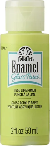 Miniatura 12 de FolkArt Pintura esmaltada para vidrio y cerámica en varios colores (2 onzas), 4013, grano de café Granos de café