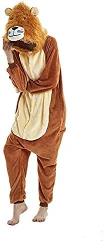 Miniatura 6 de Pijama unisex para adultos, para disfraz de león, disfraz de Halloween