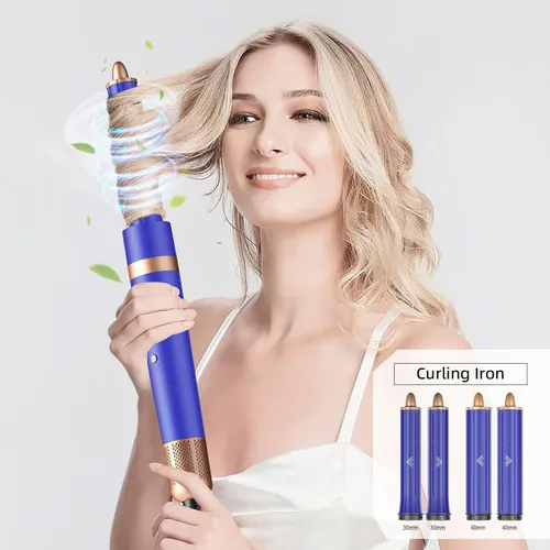 Miniatura 6 de T-GOGO Cepillo secador de pelo profesional: 6 en 1 juego de peinado y secadora de cabello de aire caliente, potente rizador de aire de aire de alta