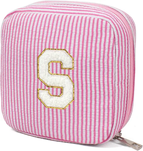 Miniatura 45 de KOTORA Bolsa de Maquillaje Inicial, Bolsa de Viaje de Artículos de Aseo, Bolsa de Maquillaje Transparente, Bolsas de Cosméticos Organizadoras