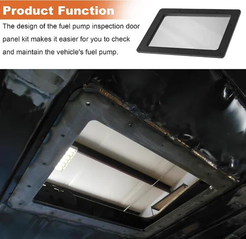 Miniatura 4 de Panel de acceso para puerta de trampa de bomba de combustible compatible con Camaro y Firebird 1982-1997 (incluye 14 tornillos)