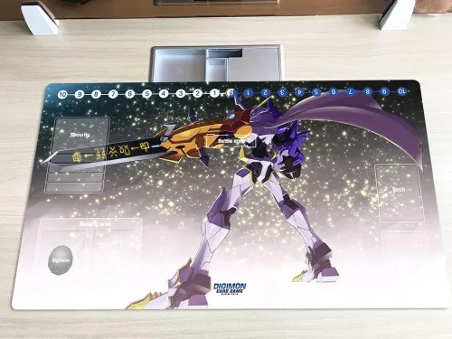 Miniatura 2 de Nuevo DTCG Duel Playmat Digimon Diaboromon Juego de Cartas Coleccionables TCG CCG Alfombrilla + Bolsa Gratis (ZD002-05-SM)