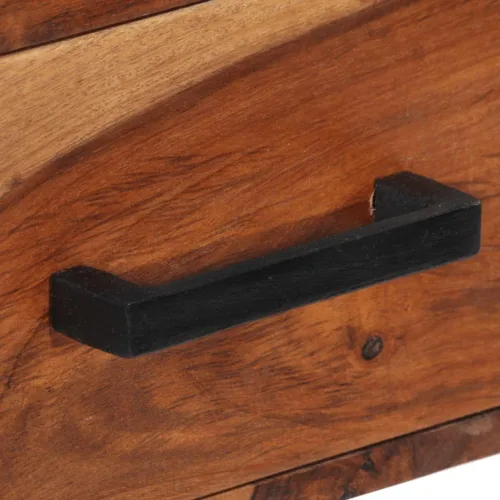 Miniatura 6 de vidaXL Escritorio, escritorio de pie para computadora con cajón, escritorio de oficina en casa con marco de acero, mesa de estación de trabajo
