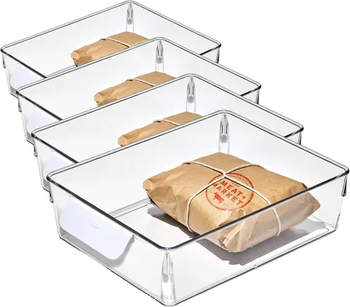 Miniatura 11 de OXO Good Grips - Contenedor de organización para nevera, 5 x 14 pulgadas, para tazas de yogur, productos pequeños, contenedores de bayas y más