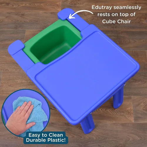 Miniatura 5 de Children's Factory - 1188 Edutray, la bandeja convierte la silla cubo en escritorio para niños, la silla se convierte en escritorio y silla