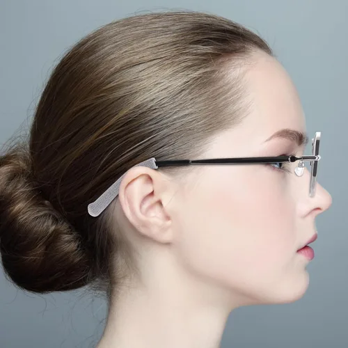 Miniatura 5 de Literry Puntas de Patillas Elásticas Antideslizantes de Comodidad para Anteojos, Cojín Suave y Bien Ajustado para Orejas de Lentes, Agarre