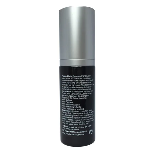Miniatura 3 de Pureland Beauty Therapy Blow Cream - Tratamiento de reparación capilar sin enjuague, mascarilla hidratante para cuero cabelludo sensible y cabello