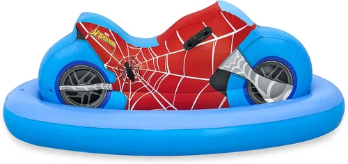 Miniatura 5 de Bestway Spider-Man - Flotador de piscina para motocicleta, 66.9 x 33.1 in