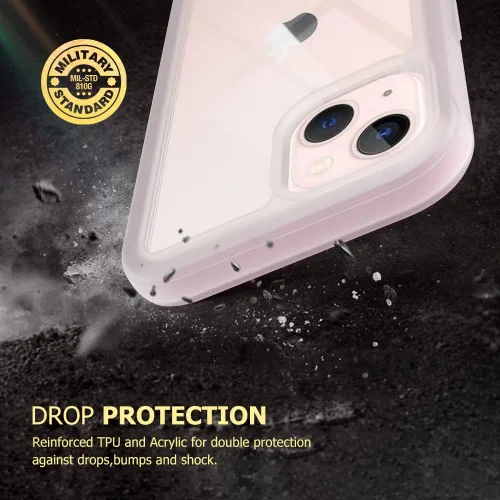 Miniatura 3 de Puxicu Funda acrílica 2 en 1 para iPhone 11 Pro, antiamarilleo, protección de grado militar, funda delgada a prueba de caídas para iPhone 11 Pro