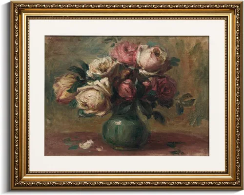 Miniatura 73 de VIYYIEA Arte de Pared con Marco Dorado Impresión en Lienzo Decoración del Hogar para Sala de Estar Mujeres Leyendo Cuadros para Dormitorio Baño