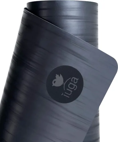 Miniatura 3 de IUGA Esterilla de yoga profesional antideslizante para pilates antidesgarros, respetuosa con el medio ambiente, esterilla de yoga caliente con Gris