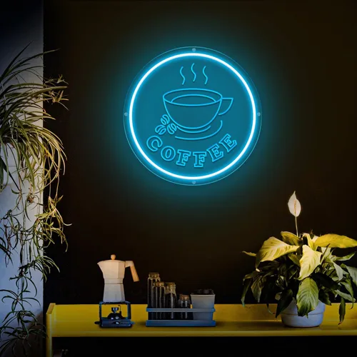Miniatura 7 de Letrero de neón LED de café Letrero de barra de café con atenuación Letrero de café para restaurante, cafetería, bar de cerveza, tienda