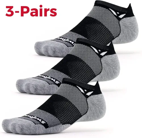 Miniatura 2 de Swiftwick - MAXUS ZERO Tab (3 pares) calcetines para correr y golf, cojín máximo