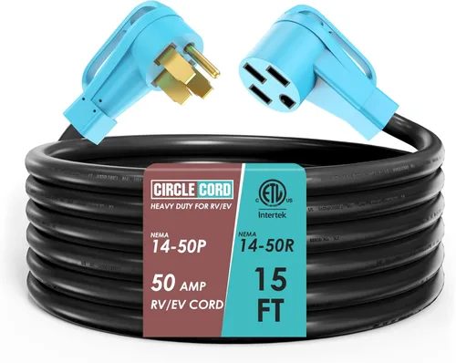 Miniatura 11 de CircleCord Cable de alimentación para caravana de 30 amperios de 36 pies con bloqueo giratorio, resistente calibre 10, 3 cables, STW de cobre puro