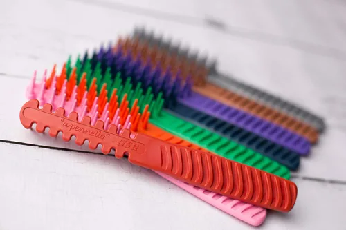 Miniatura 2 de Cepillo de pelo híbrido para mujeres, hombres, niñas y niños, grueso, rizado, fino, corto, largo, barbas, niños pequeños, herramienta de aseo